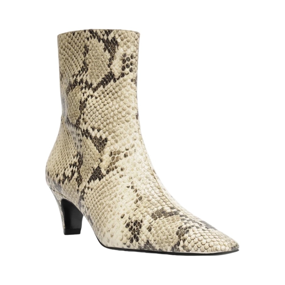 Snakeskin Boots Kitten Heel - Shutz